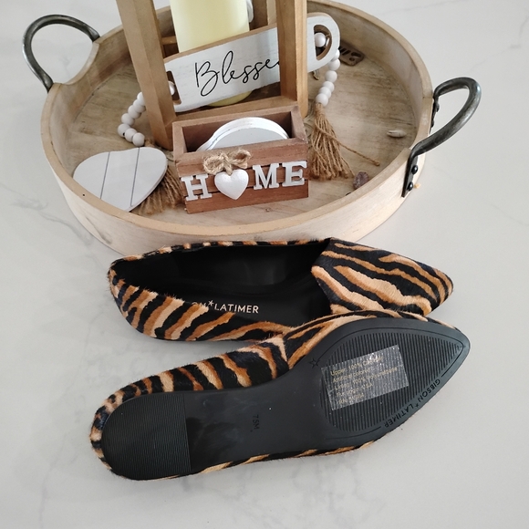 Gibson Latimer Genuine Calf Hair Pointed Toe Flats Size 7.5 - Picture 12 of 12